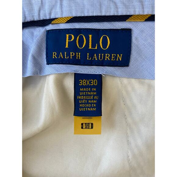 Polo Ralph Lauren Pants Men's 38x30 Seersucker Dress Pants Blue & White NEW - Picture 9 of 16
